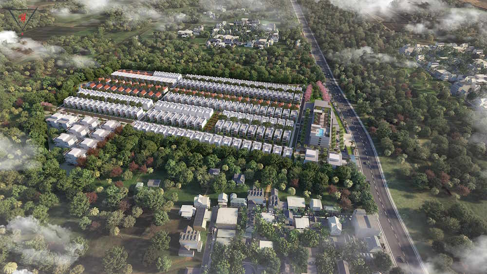 Villa Project Arial View